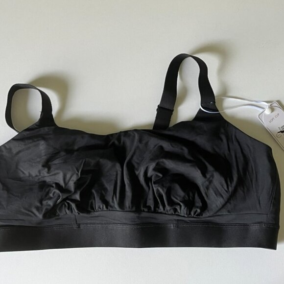 NWT Elomi Downtime Bralette in Black Size 42G/H - Picture 3 of 5
